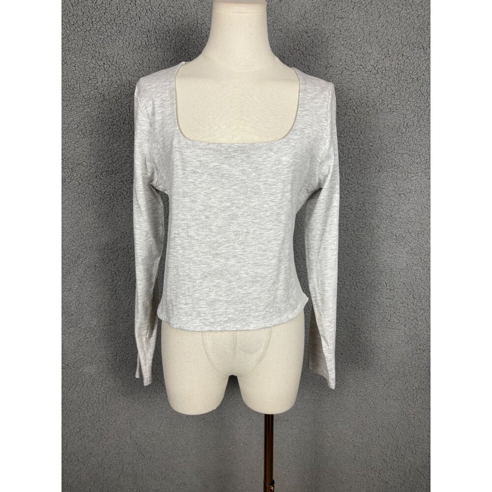 Planet Heart Junior's Square-Neck Long-Sleeve Tee-Shirt Extra Large NWT's